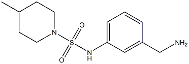 N-[3-(aminomethyl)phenyl]-4-methylpiperidine-1-sulfonamide