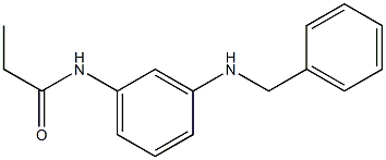 N-[3-(benzylamino)phenyl]propanamide Struktur