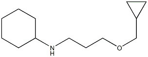 N-[3-(cyclopropylmethoxy)propyl]cyclohexanamine|