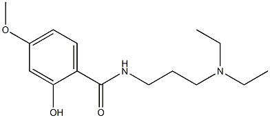 N-[3-(diethylamino)propyl]-2-hydroxy-4-methoxybenzamide Structure