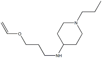 N-[3-(ethenyloxy)propyl]-1-propylpiperidin-4-amine Struktur