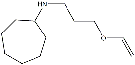 N-[3-(ethenyloxy)propyl]cycloheptanamine Structure
