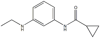 N-[3-(ethylamino)phenyl]cyclopropanecarboxamide,,结构式