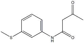 N-[3-(methylsulfanyl)phenyl]-3-oxobutanamide Structure