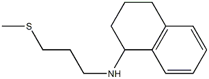 N-[3-(methylsulfanyl)propyl]-1,2,3,4-tetrahydronaphthalen-1-amine,,结构式