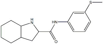  N-[3-(methylthio)phenyl]octahydro-1H-indole-2-carboxamide