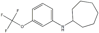 N-[3-(trifluoromethoxy)phenyl]cycloheptanamine Structure