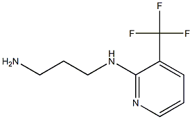 N-[3-(trifluoromethyl)pyridin-2-yl]propane-1,3-diamine 化学構造式