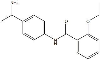 N-[4-(1-aminoethyl)phenyl]-2-ethoxybenzamide Struktur