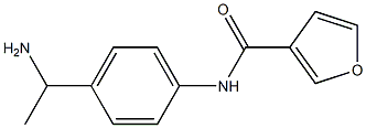 N-[4-(1-aminoethyl)phenyl]-3-furamide Structure