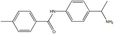 N-[4-(1-aminoethyl)phenyl]-4-methylbenzamide Struktur