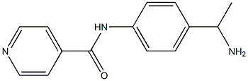 N-[4-(1-aminoethyl)phenyl]isonicotinamide,,结构式