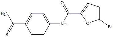 N-[4-(aminocarbonothioyl)phenyl]-5-bromo-2-furamide