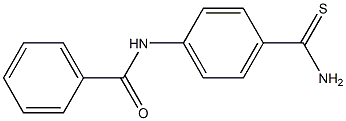 N-[4-(aminocarbonothioyl)phenyl]benzamide Structure