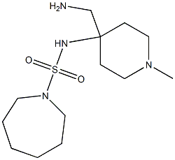 N-[4-(aminomethyl)-1-methylpiperidin-4-yl]azepane-1-sulfonamide