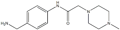  N-[4-(aminomethyl)phenyl]-2-(4-methylpiperazin-1-yl)acetamide