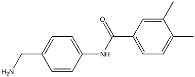 N-[4-(aminomethyl)phenyl]-3,4-dimethylbenzamide Structure