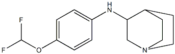 N-[4-(difluoromethoxy)phenyl]-1-azabicyclo[2.2.2]octan-3-amine|