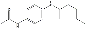 N-[4-(heptan-2-ylamino)phenyl]acetamide Struktur