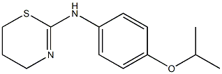 N-[4-(propan-2-yloxy)phenyl]-5,6-dihydro-4H-1,3-thiazin-2-amine Structure