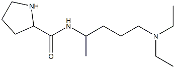 N-[5-(diethylamino)pentan-2-yl]pyrrolidine-2-carboxamide