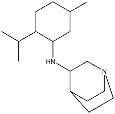 N-[5-methyl-2-(propan-2-yl)cyclohexyl]-1-azabicyclo[2.2.2]octan-3-amine Structure