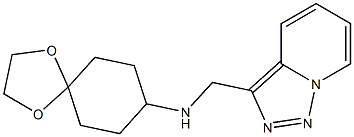 N-{[1,2,4]triazolo[3,4-a]pyridin-3-ylmethyl}-1,4-dioxaspiro[4.5]decan-8-amine