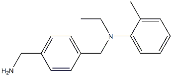 N-{[4-(aminomethyl)phenyl]methyl}-N-ethyl-2-methylaniline Structure