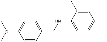 N-{[4-(dimethylamino)phenyl]methyl}-2,4-dimethylaniline,,结构式