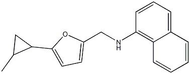  N-{[5-(2-methylcyclopropyl)furan-2-yl]methyl}naphthalen-1-amine