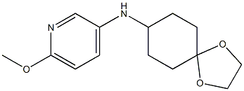 N-{1,4-dioxaspiro[4.5]decan-8-yl}-6-methoxypyridin-3-amine Structure