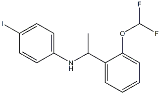 N-{1-[2-(difluoromethoxy)phenyl]ethyl}-4-iodoaniline