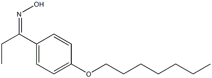 N-{1-[4-(heptyloxy)phenyl]propylidene}hydroxylamine Struktur