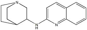 N-{1-azabicyclo[2.2.2]octan-3-yl}quinolin-2-amine Structure