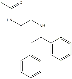 N-{2-[(1,2-diphenylethyl)amino]ethyl}acetamide 结构式