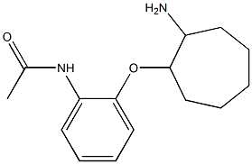 N-{2-[(2-aminocycloheptyl)oxy]phenyl}acetamide Structure