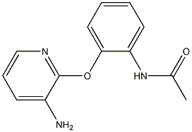 N-{2-[(3-aminopyridin-2-yl)oxy]phenyl}acetamide Structure