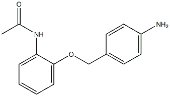 N-{2-[(4-aminobenzyl)oxy]phenyl}acetamide Struktur