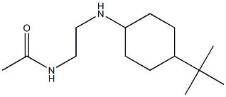 N-{2-[(4-tert-butylcyclohexyl)amino]ethyl}acetamide Struktur