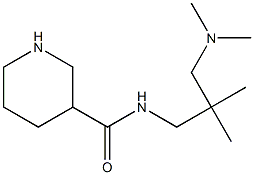 N-{2-[(dimethylamino)methyl]-2-methylpropyl}piperidine-3-carboxamide Structure