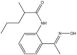  N-{2-[1-(hydroxyimino)ethyl]phenyl}-2-methylpentanamide