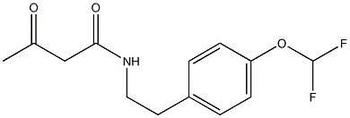 N-{2-[4-(difluoromethoxy)phenyl]ethyl}-3-oxobutanamide|