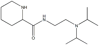 N-{2-[bis(propan-2-yl)amino]ethyl}piperidine-2-carboxamide Struktur