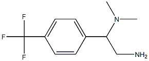 N-{2-amino-1-[4-(trifluoromethyl)phenyl]ethyl}-N,N-dimethylamine 化学構造式