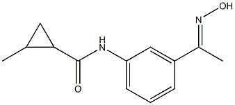 N-{3-[(1E)-N-hydroxyethanimidoyl]phenyl}-2-methylcyclopropanecarboxamide