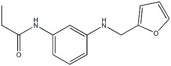 N-{3-[(furan-2-ylmethyl)amino]phenyl}propanamide Structure