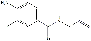 N-allyl-4-amino-3-methylbenzamide,,结构式