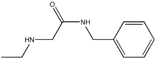 N-benzyl-2-(ethylamino)acetamide Structure