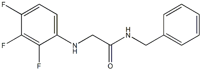 N-benzyl-2-[(2,3,4-trifluorophenyl)amino]acetamide Structure