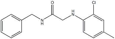 N-benzyl-2-[(2-chloro-4-methylphenyl)amino]acetamide Structure